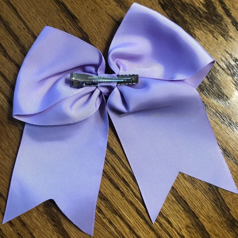 Orchid Solid Cheer Bow  5B2222  Handmade  Boutique